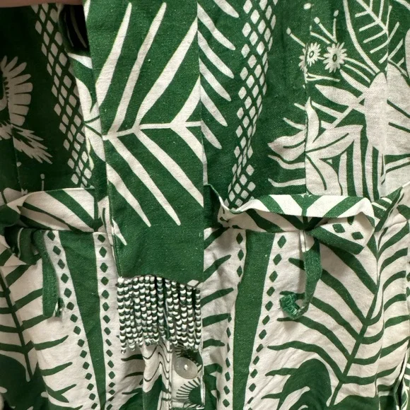 FARM Rio Green and White Botanical Jumpsuit - Picture 5 of 5